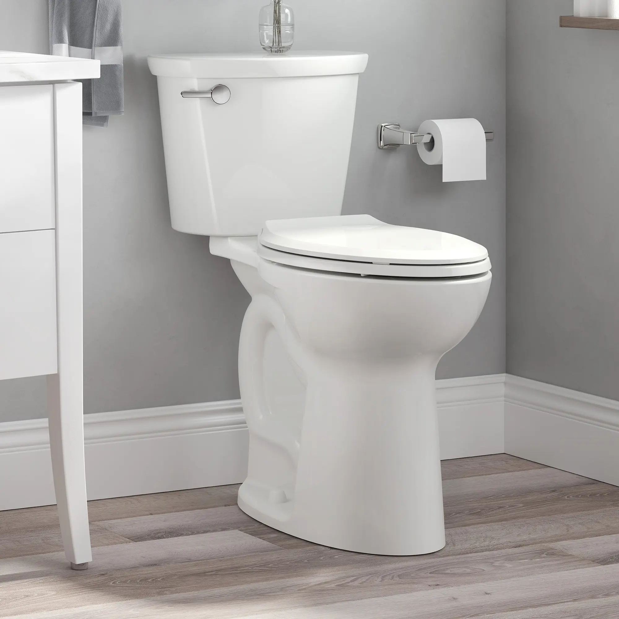 Cadet® PRO Two-Piece 1.28 gpf/4.8 Lpf Extra Tall Height Elongated 10-Inch Rough Toilet Less Seat - Image 10