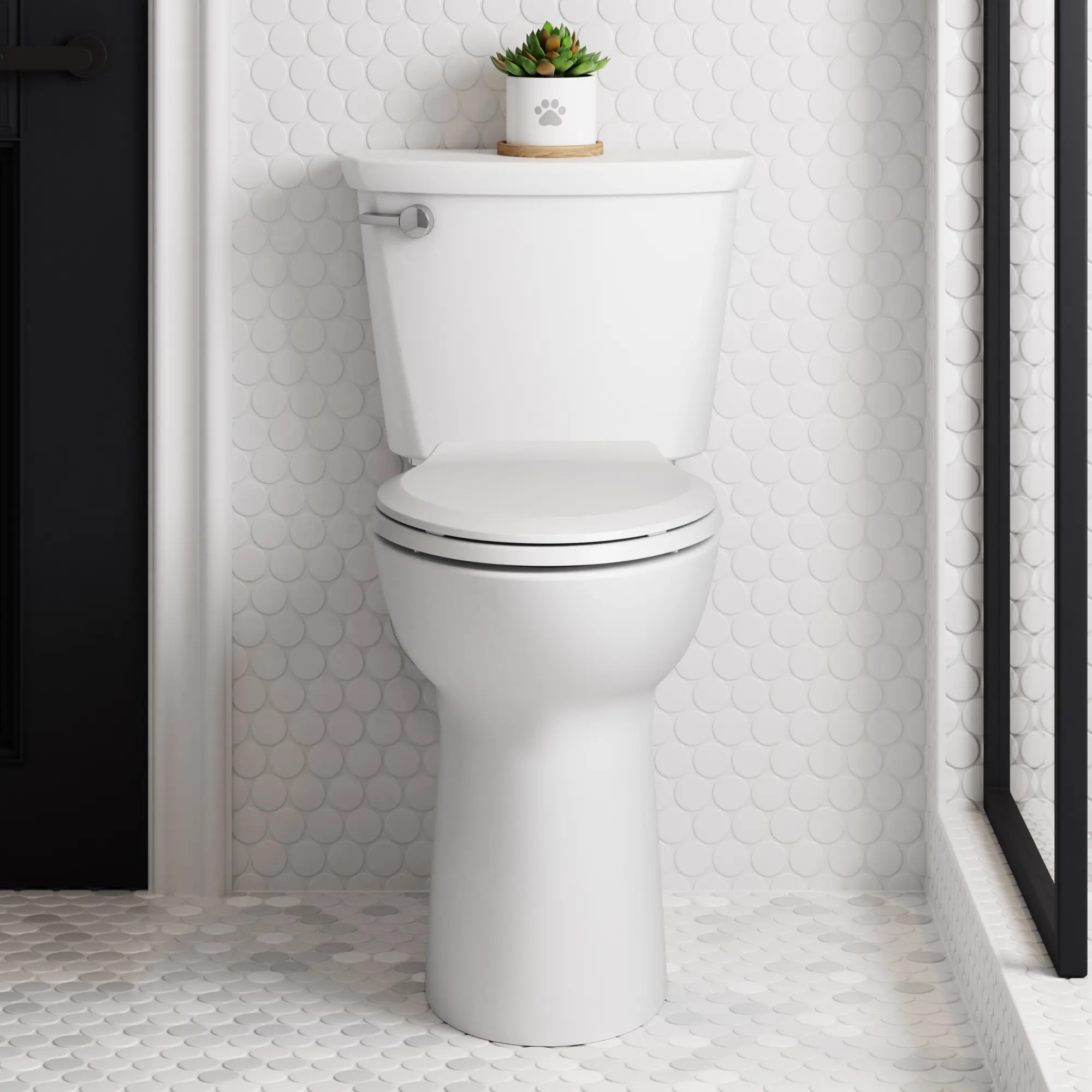 Cadet® PRO Two-Piece 1.28 gpf/4.8 Lpf Extra Tall Height Elongated 10-Inch Rough Toilet Less Seat - Image 13