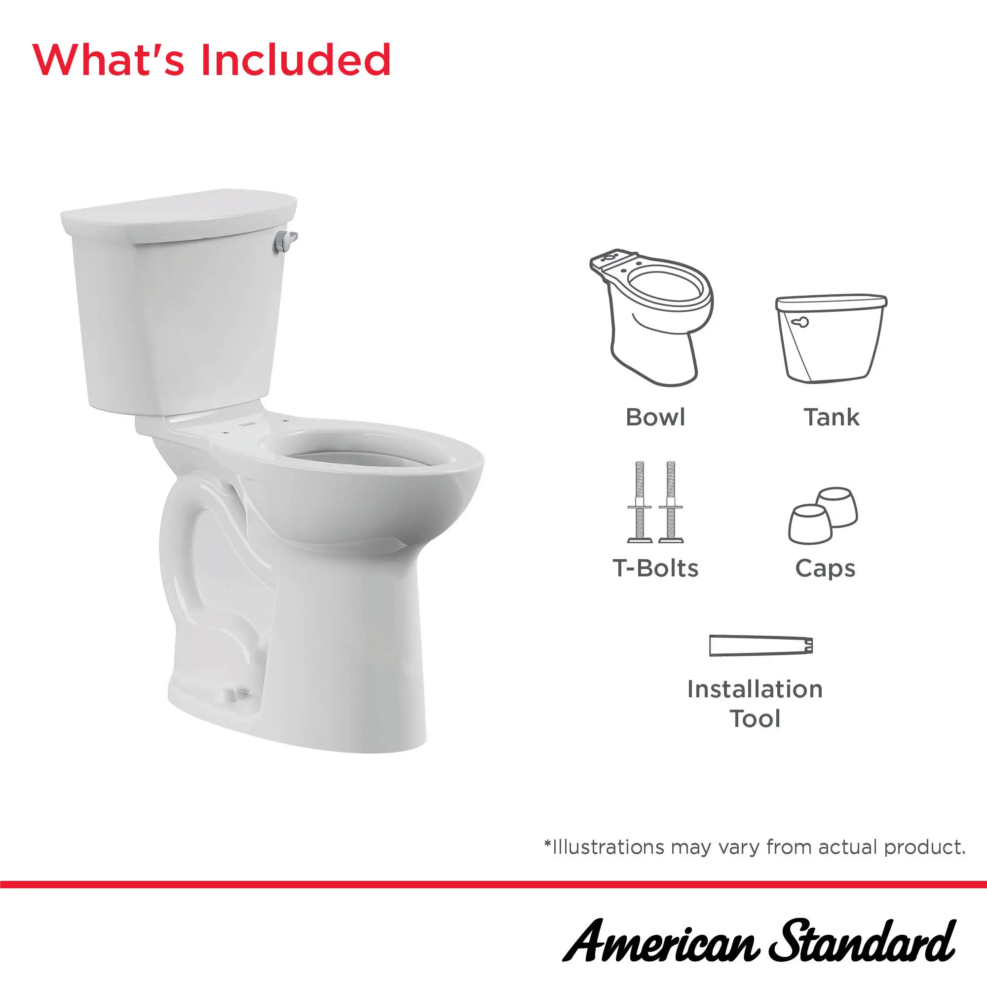 Cadet® PRO Two-Piece 1.28 gpf/4.8 Lpf Extra Tall Height Elongated Right-Hand Trip Lever Toilet Less Seat - Image 19