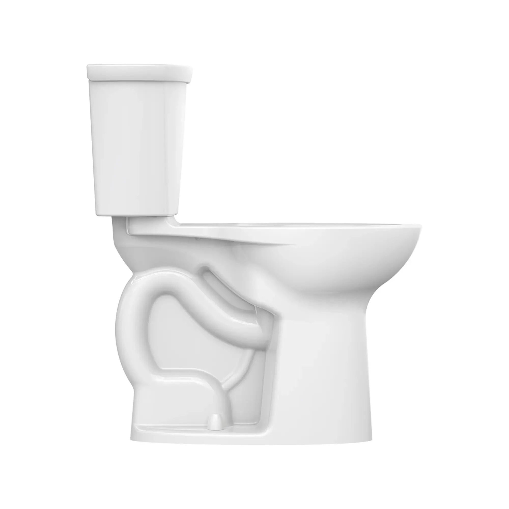 Cadet® PRO Two-Piece 1.28 gpf/4.8 Lpf Extra Tall Height Elongated Right-Hand Trip Lever Toilet Less Seat - Image 7