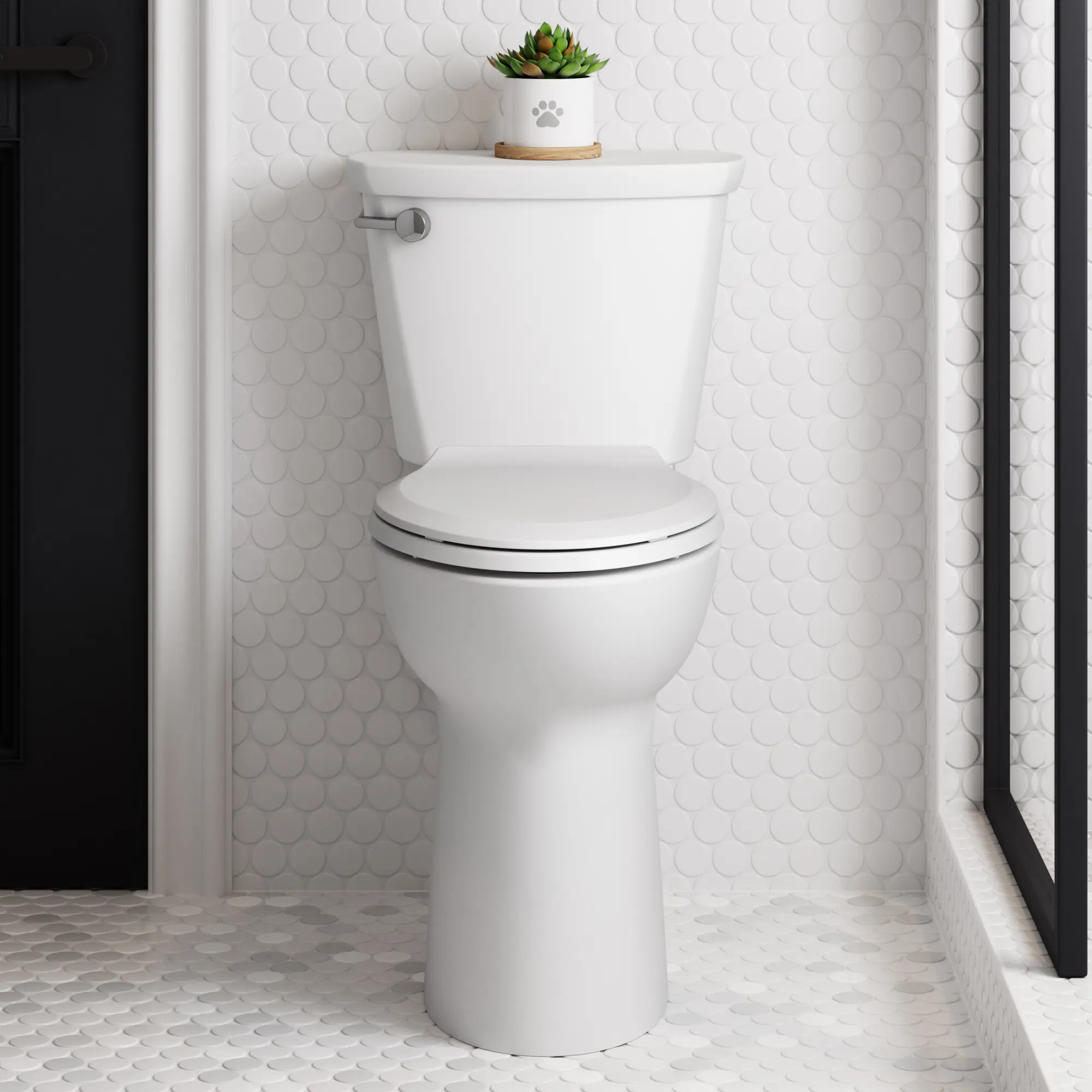 Cadet® PRO Two-Piece 1.28 gpf/4.8 Lpf Extra Tall Height Elongated Toilet Less Seat - Image 12