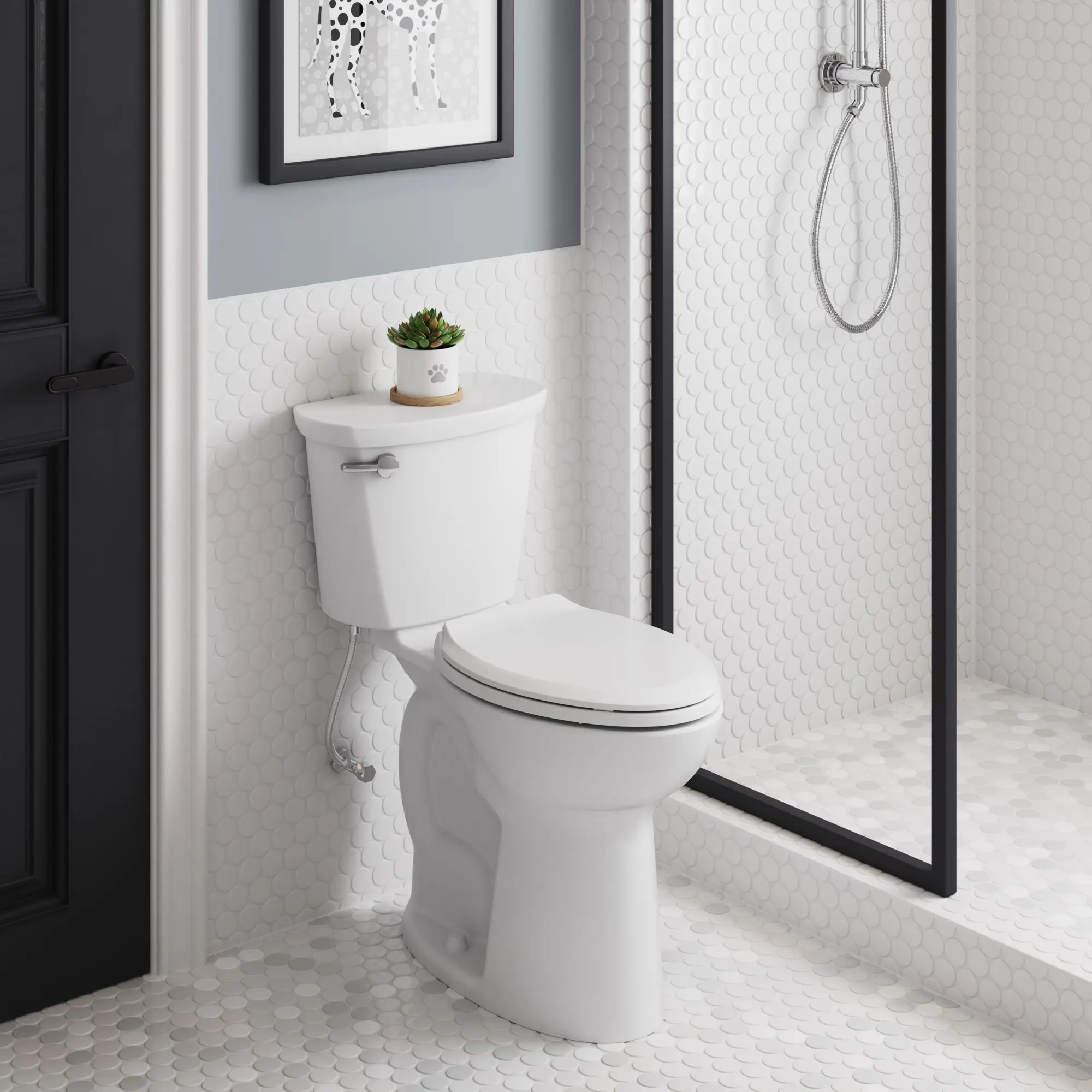 Cadet® PRO Two-Piece 1.28 gpf/4.8 Lpf Extra Tall Height Elongated Toilet Less Seat - Image 14