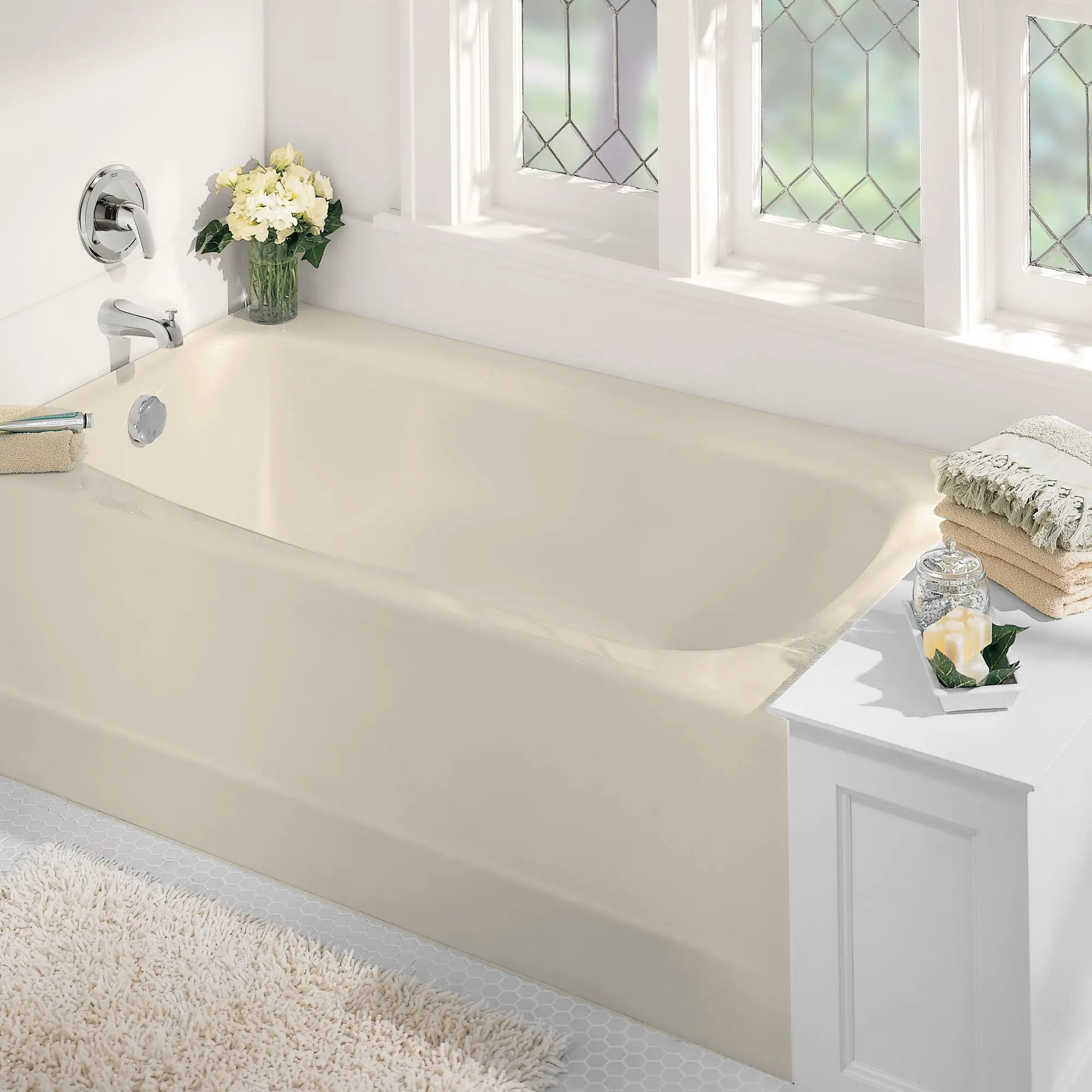 Cambridge® Americast® 60 x 32-Inch Integral Apron Bathtub With Left-Hand Outlet - Image 9