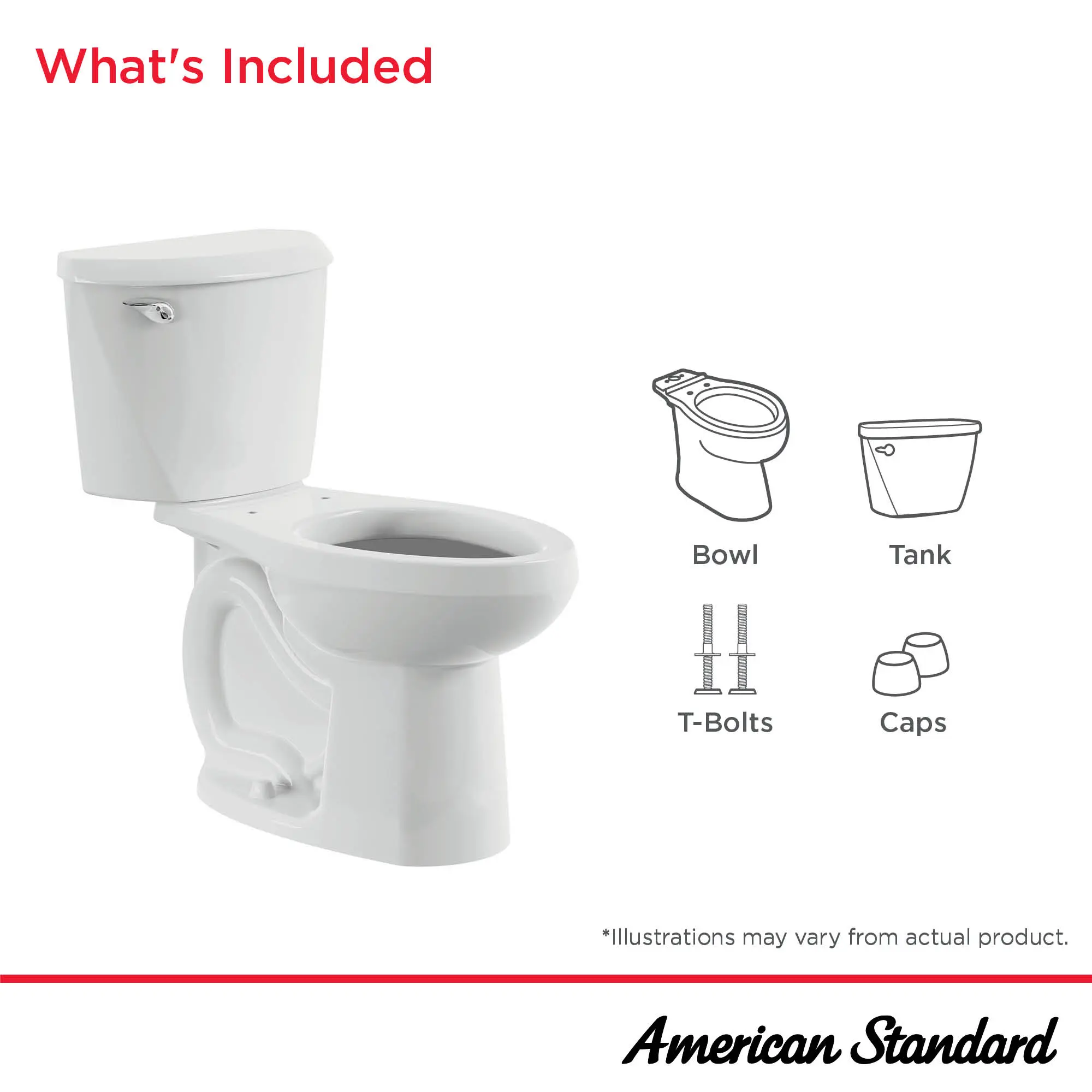 Colony®3 Two-Piece 1.28 gpf/4.8 Lpf Chair-Height Elongated Toilet Less Seat - Image 12