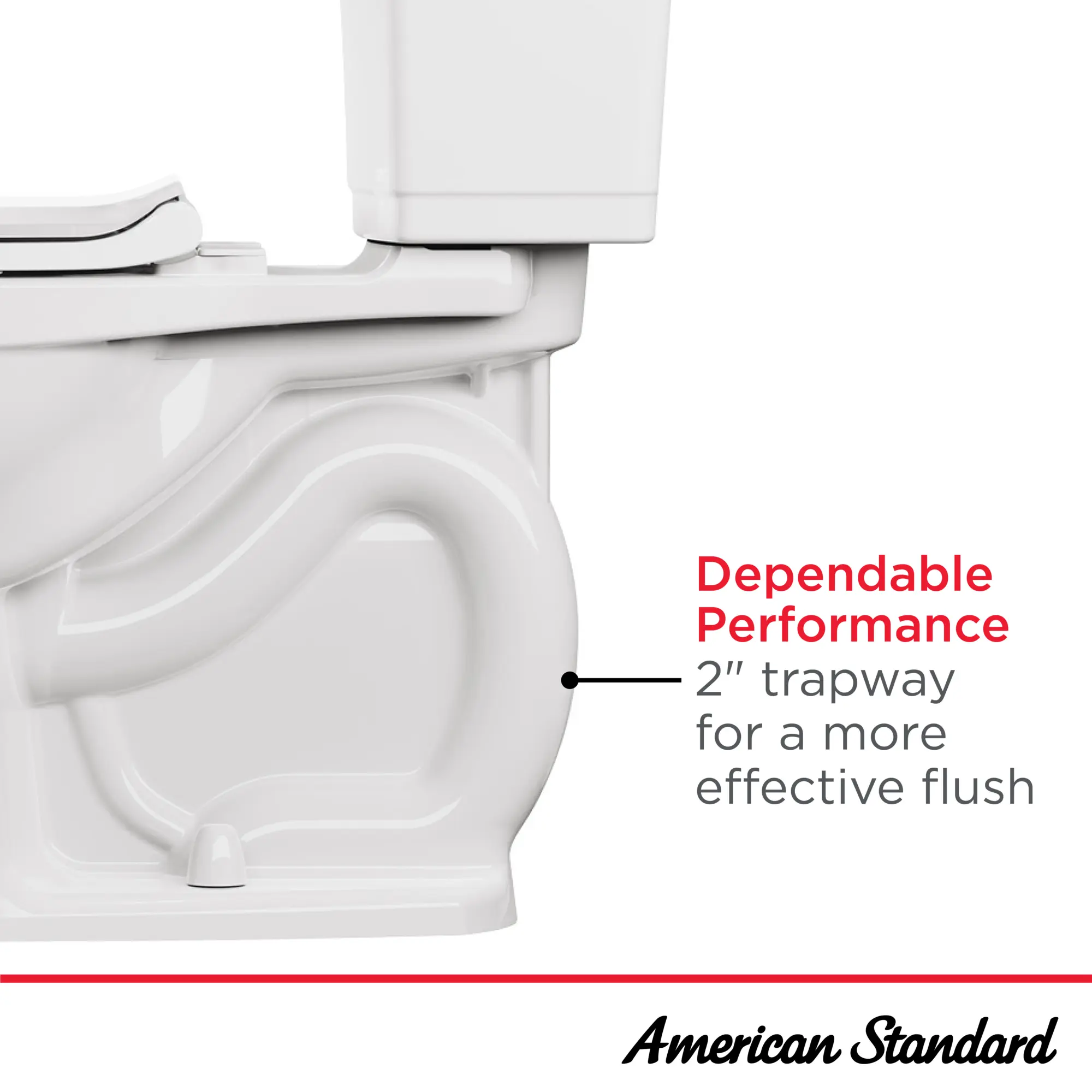 Colony®3 Two-Piece 1.6 gpf/6.0 Lpf Standard Height Elongated Toilet Less Seat - Image 8