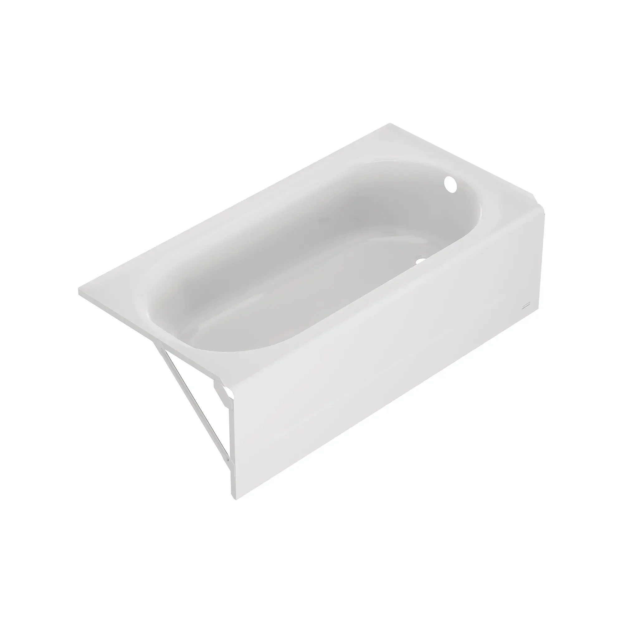 Princeton® PRO Steel 60 x 30-inch Above Floor Rough Integral Apron Bathtub with Right-Hand Outlet - Image 4