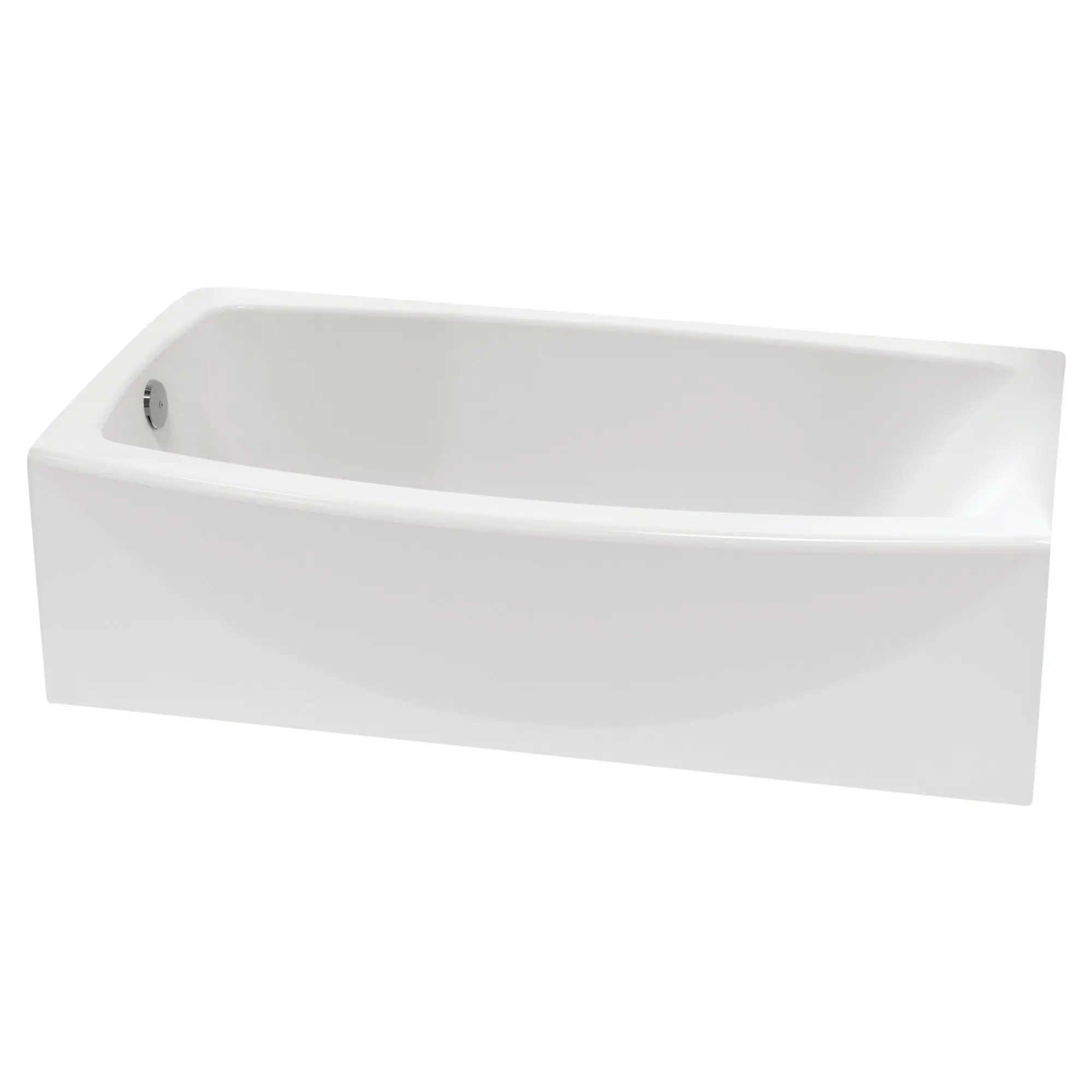 Saver 60 x 34 Inch Integral Apron Bathtub with Left-Hand Drain - Image 4