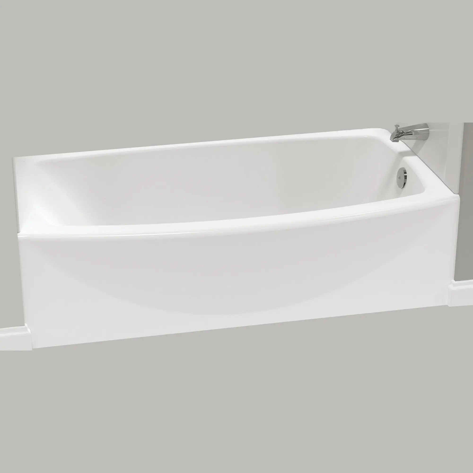 Saver 60 x 34 Inch Integral Apron Bathtub with Right-Hand Drain - Image 9
