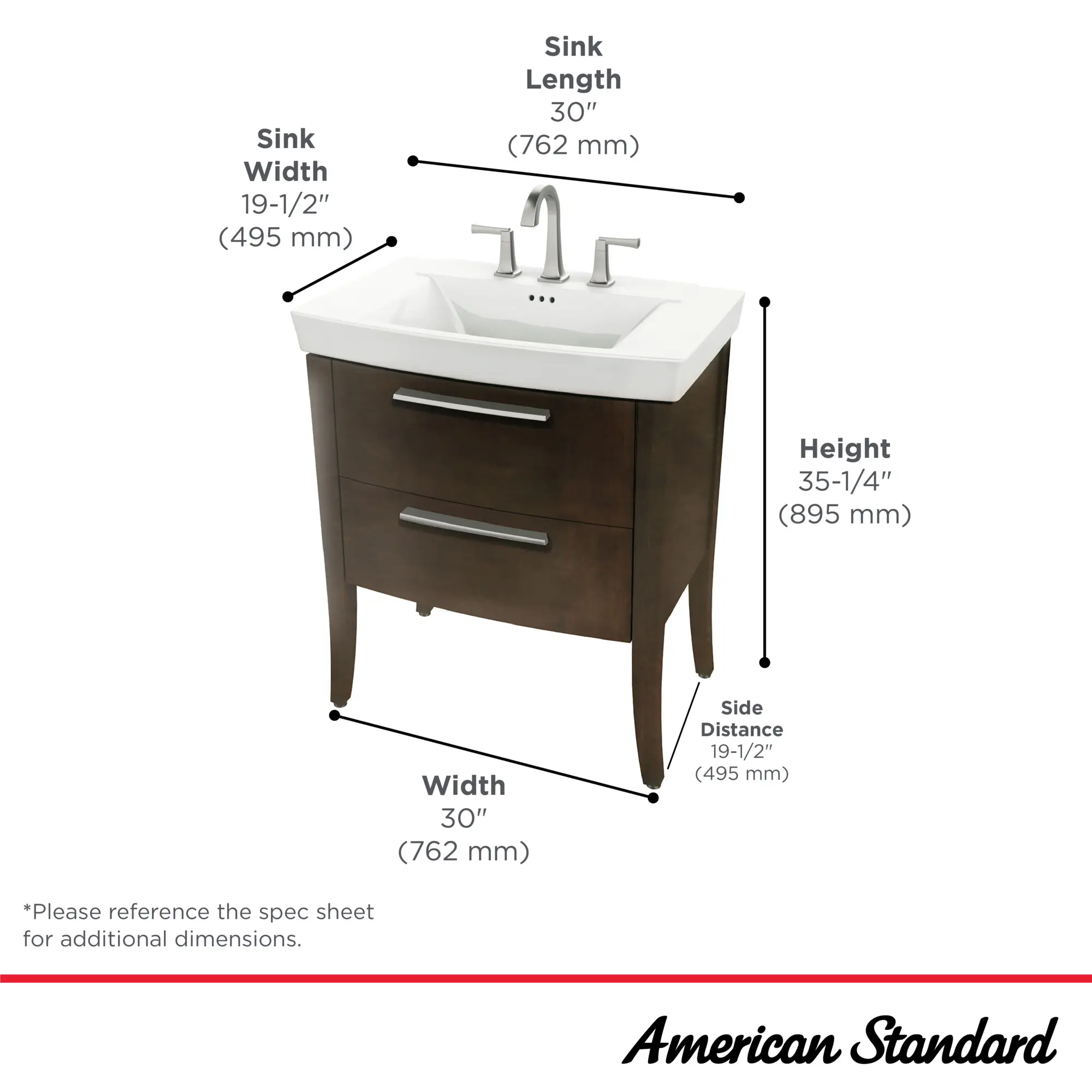 Vanity for American Standard® Townsend® Sinks - Image 8