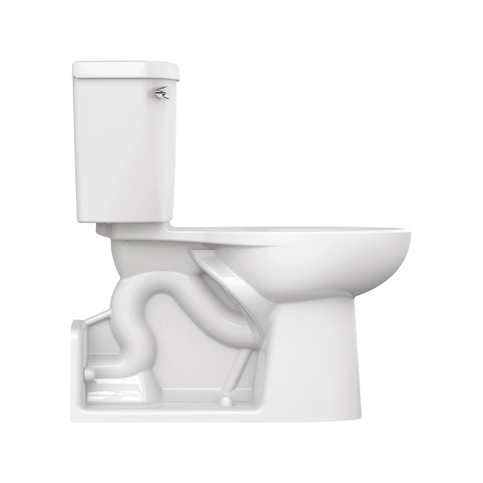 Yorkville® Two-Piece Pressure Assist 1.6 gpf/6.0 Lpf Chair Height Back Outlet Elongated EverClean® Toilet - Image 5